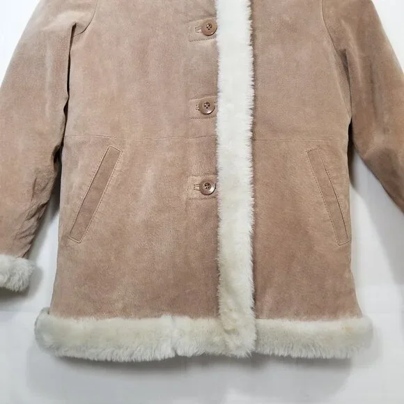 Wilsons Leather Kids suede jacket tan size XL - Picture 4 of 10